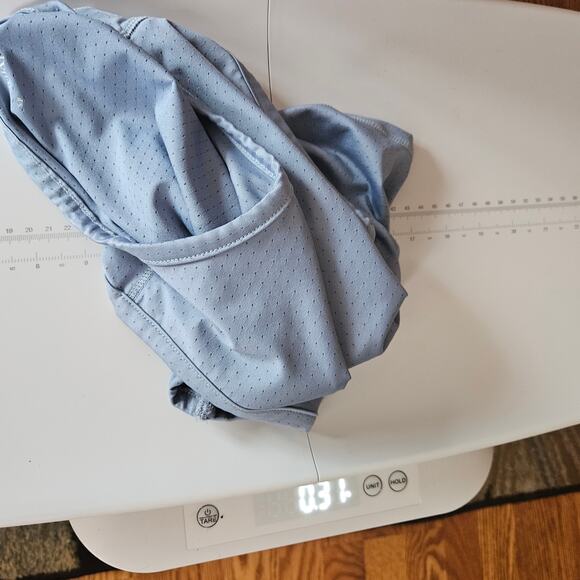 We Wore What Blue Muscle Cropped Tank Top Size Small - Picture 8 of 8